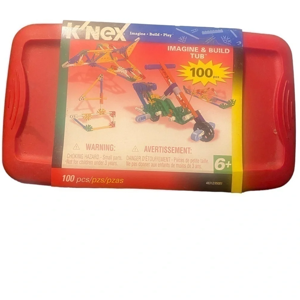 Knex imagine , build & play 100 PCs set (new)